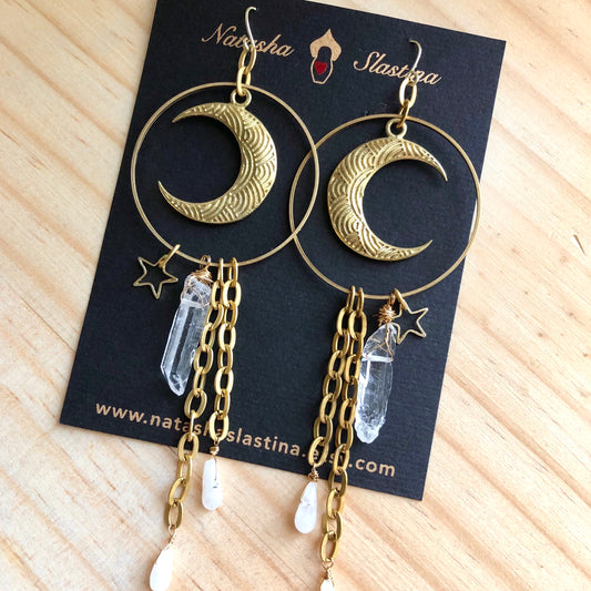 Full Moon Earrings