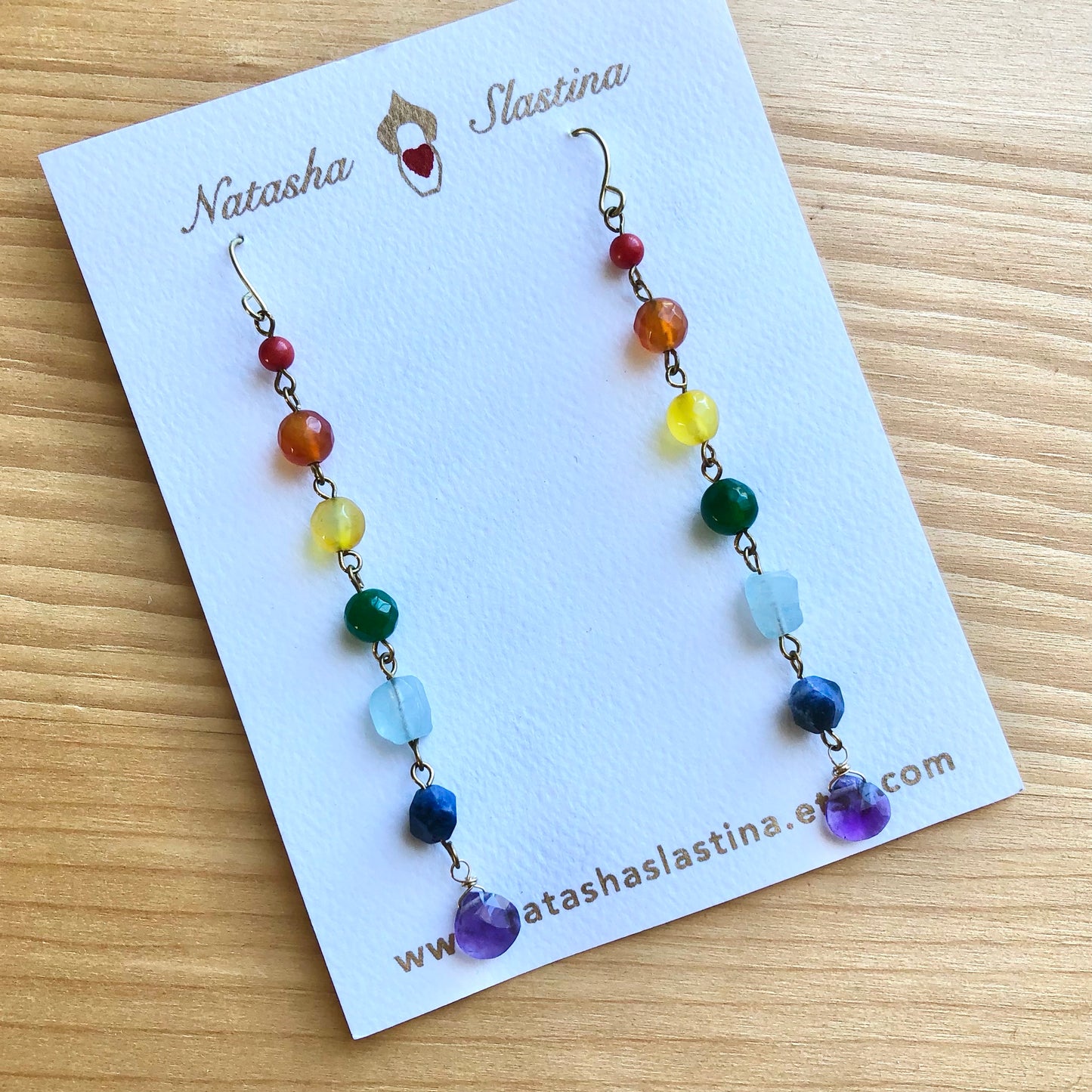 Rainbow Drop Earrings