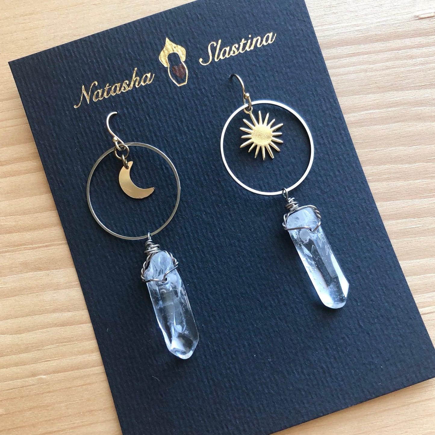 Sun and Moon Earrings