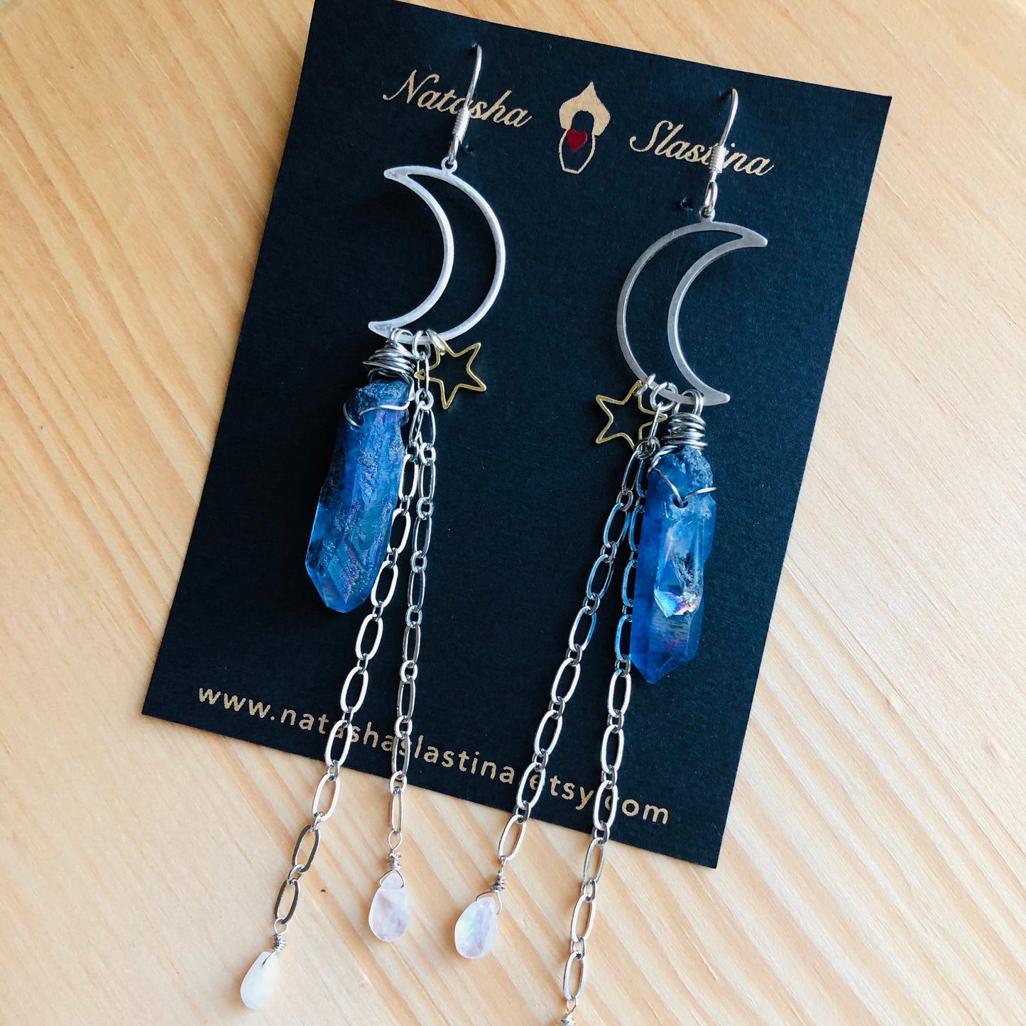 Blue Moon Earrings