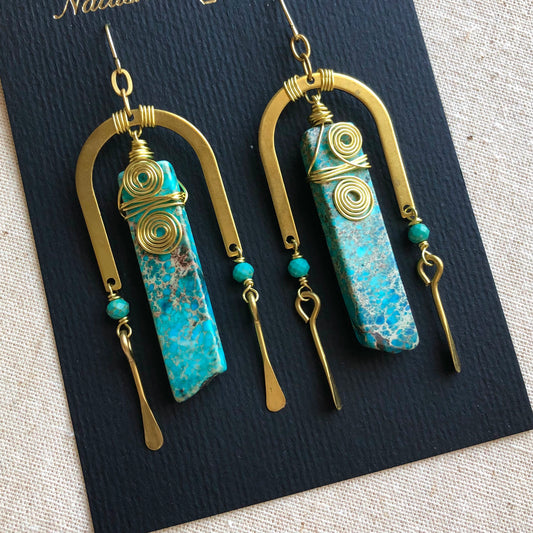 Temple of Ra Earrings